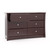 Storkcraft Crescent 6 Drawer Modern Horizontal Dresser Espresso Finish