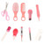 Suanret Baby Kids Nail Hair Health Care Thermometer Grooming Brush Kit Set