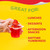 Snack Pack Sour Patch Kids Juicy Gels, Redberry, 3.25 Oz. 6-count