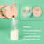 2pcs Baby Small Seal Box Portable Milk Dispenser