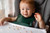 Forrest Green Silicone Bib With Crumb Catcher