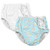 I Play (2 Pack) Girls Reusable Absorbent Baby Swim Diapers - Swimming Suit Bottom | No Other Diaper Necessary Aqua Rainbows And White 24 Months