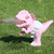 Black Friday Deals! Ruziyoog Dinosaur Toys For Kids Double-crowned Dinosaur Children Toy Spray Baby Playing In Water Plastic Beach Toy Spray Big Dinosaur Toys For Boys Pink One Size