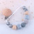 Akoada Wooden Beaded Baby Pacifier Holder Clip Nipple Teether Dummy Chain
