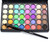 Eyeshadow Palette, 40 Bright Colors Matte Shimmer Eyeshadow Makeup Pallete -waterproof Long Lasting And High Pigment Silky Powder Eye Shadow Cosmetics Set#01