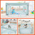 Gymax Infant Large Safety Play Center Yard Baby Playpen With 50 Ocean Balls Blue