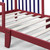 Goory Safety Children Beds With Fence Sturdy Platform Bed Easy Assembly Modern Toddler Space-saving Bedroom Home Red Blue