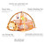 Costway 3 In 1 Cartoon Lion Baby Infant Activity Gym Play Mat W Hanging Toys Ocean Ball