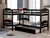 L Shaped Bunk Bed,kids Bunk Deds For 4 Twin Over Twin Bunk Bed For Kids, Wood L-shaped Corner Bunk Bed Frame 4 Bed Bunk Bed With Full Length Guardrails, Flat Ladder And Trundle？（espresso）
