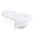 Tadpoles Twisted Fur Moses Basket Bedding Only, White