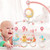 Musical Baby Crib Mobile Toy With Lights And Music Star Projector Hanging Rotating Bell Timing Projection For Baby Shower Gift