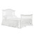 Evolur Fairbanks 5-in-1 Convertible Crib White