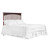 Dream On Me Chloe 5-in-1 Convertible Crib And Changer, Cherry