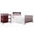 Dream On Me Chloe 5-in-1 Convertible Crib And Changer, Cherry