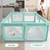 Baby Playpen For Toddler ,keenstone 81 X 61 Inch Large Baby Playard,indoor & Outdoor Kids Activity Center,sturdy Safety Play Yard With Soft Breathable Mesh & Anti-slip Base & Storage Bag For 0-6 Years