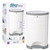 Dekor Classic Hands-free Diaper Pail | White | Easiest To Use | Just Step Drop Done | Doesnt Absorb Odors | 20 Second Bag Change | Most Economical Refill System