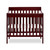 Dream On Me Aden 4-in-1 Convertible Mini Crib, Cherry