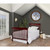 Dream On Me Aden 4-in-1 Convertible Mini Crib, Cherry