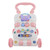 Baby Walker, Develop Coordination Baby Stand Learning Walker Comfortable Handle  For Home Pink