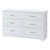 2 Piece Nursery Furniture Set With Dresser And Chest In White
