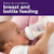 Philips Avent Natural Baby Bottle, Pink, 9oz, 4pk, Scf013/48