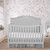 Dream On Me Grace 5 In 1 Convertible Crib, Pebble Grey