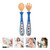 Hemoton 1 Set Baby Utensils Spoon Fork Set With Case Bendable Training Tableware