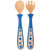 Hemoton 1 Set Baby Utensils Spoon Fork Set With Case Bendable Training Tableware