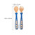 Hemoton 1 Set Baby Utensils Spoon Fork Set With Case Bendable Training Tableware