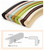 13ft L Shape Climbing Baby Proofing Safety Guard Cushion Extra Thick Soft Strip Foam Bumper Protectors For Furniture Desk Table Step Fireplace Windowsill Edge Corner 2x 2 Meters(black)