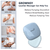 Warming Lactation Massager, Breastfeeding Postpartum Essentials, Breast Heating & Vibration Lactation Supplement Support For Increased Breast Milk, Empty Your Breasts More Effectively（1 Pad ）