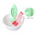 Bullpiano 2pcs/set Baby Temperature Sensing Spoon Pp Safety Baby Flatware Feeding Spoon Infant Feeding Tools (pink)
