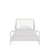 Little Seeds Quinn Whimsical Metal Toddler Bed, White