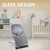 Children Of Design Electric Baby Bouncer For Babies, Newborns And Infants, Portable Baby Swing And Rocker Seat With Music And Natural Sway And Vibrations, Multiple Positions + Remote Control – Grey