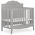Slumber Baby Jasmine 3 In 1 Convertible Mini Crib, Platinum