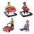 Jingkaiw Ford F-150 Ways To Play 4-in-1 Baby Activity Push Walker, Red, Age 6 Months+