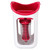 Baby Food Processor, Anti Slip Baby Food Maker Portable Manual Puree Squeezer  For Home For Restaurant For Kitchen Red