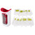 Baby Food Processor, Anti Slip Baby Food Maker Portable Manual Puree Squeezer  For Home For Restaurant For Kitchen Red
