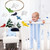 Crib Mobile With Felt Colorful Pigeon Cloud Tree Wind Chime Baby Bed Decoration