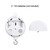 Ailaah Rotary Baby Crib Bed Toy Musical Mobiles 35 Songs Music Box Remote Control Movement Bells For Kids With Usb Line