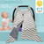 Amerteer Premium Carseat Canopy Cover With Peekaboo Opening, Nursing Cover Baby Car Cotton Canopy | Infant Car Seat Canopy Nursing Carseat Cover For Boy Girl Baby Shower Gift For Breastfeeding