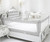 3 Set Of King Size Bed Safety Bed Guardrail Bed Fence For Children, Toddlers, Infants-grey Color
