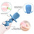 2pieces Baby Fork And Spoon Set, Silicone Automatic Feeding Utensils Easy Grip Toddler Cutlery Set, Bpa Free Anti-suffocation, For Toddler Kids First Training Weaner, 6-12 Months