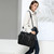 Pomelo Best Diaper Tote Bag With Changing Pad And Stroller Straps, Color Black