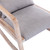 Sesslife Rocking Chair For Nursery, Midcentury Modern Accent Rocker Armchair With Removable Lumbar Pillow, Upholstered High Back Wooden Rocking Chair For Living Room Baby Room Bedroom（gray）