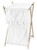 White Floral Lace Laundry Hamper By Sweet Jojo Designs