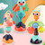 Cartoon High Chair Toys With Suction Cups For Baby Rattles Baby Tray Toy Suction For Infants Kids