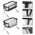 Evolur Stellar Bassinet And Bedside Sleeper In Black
