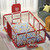 Homsee 75'' X 26'' Extra Large Baby Playpen Tear-resistant Baby Playard Sturdy Safety Baby Fence Kids Activity Center For Babies, Toddler, Infants