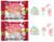 Colombina Sweet Christmas Marshmallows 5.1 Oz (145g) Vanilla Flavored 3 Different Shapes 2 Bags